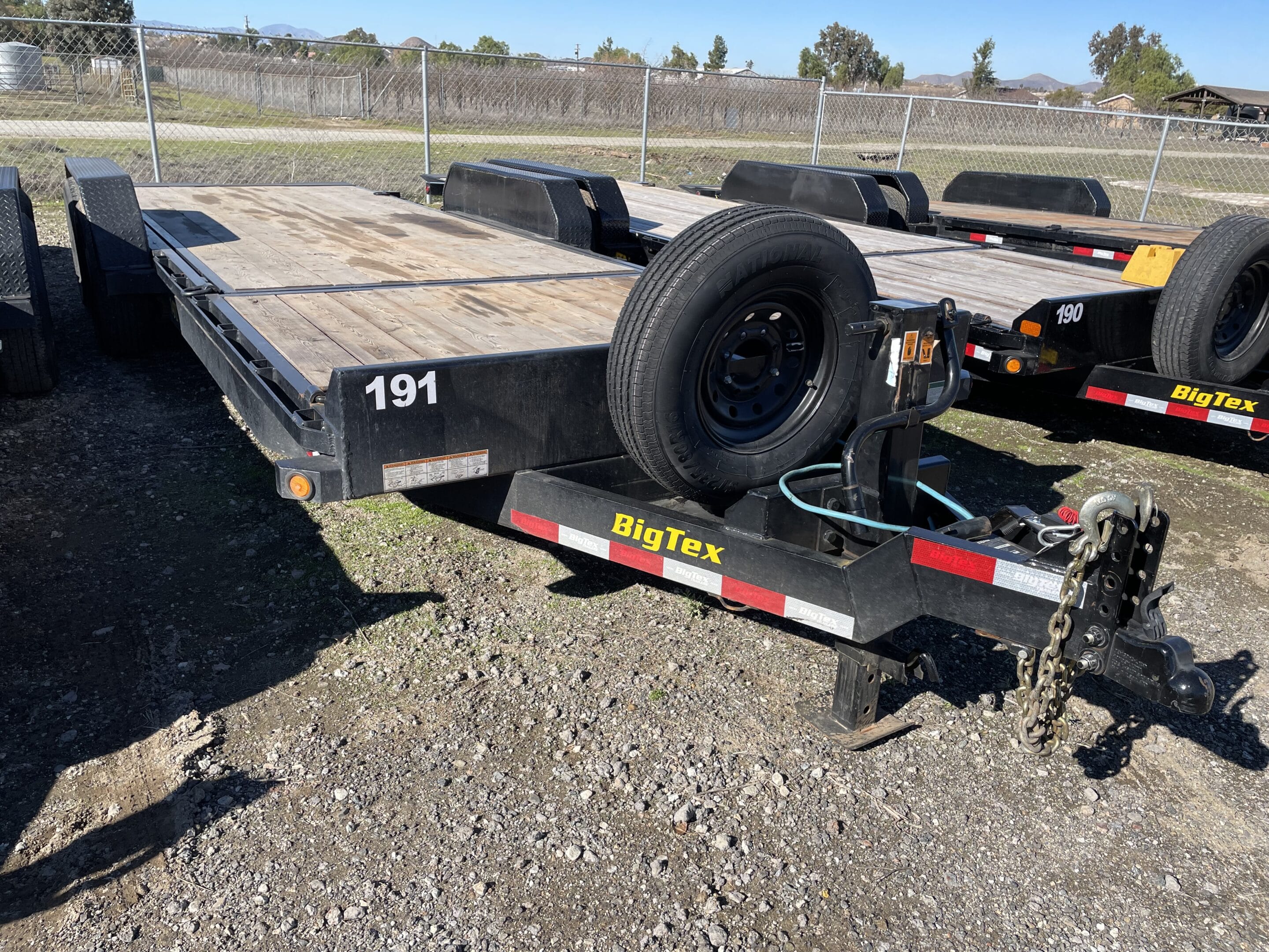 20 ft gravity tilt trailer